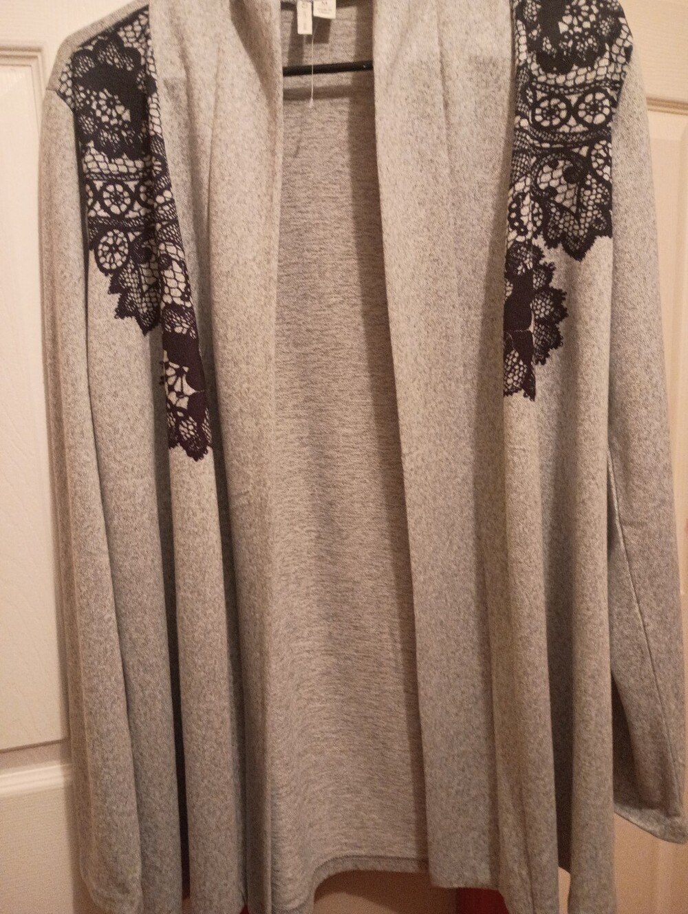 Cato Women's Cardigan/ With Lace Embroidered